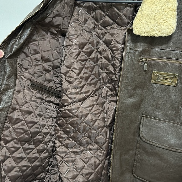The Bradford Exchange Air Force Leather Flight Jacket size L - Picture 8 of 9